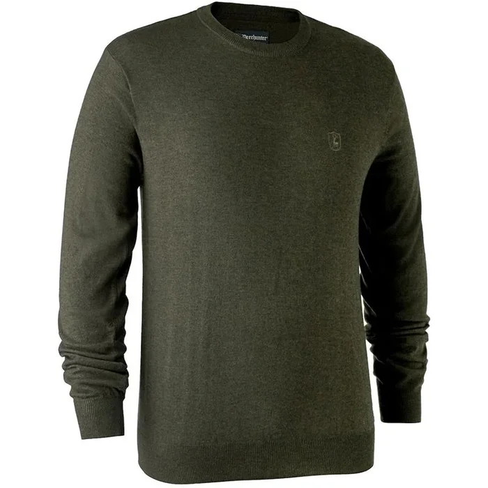 Pull Homme Deerhunter Kingston With O-Neck – Kaki